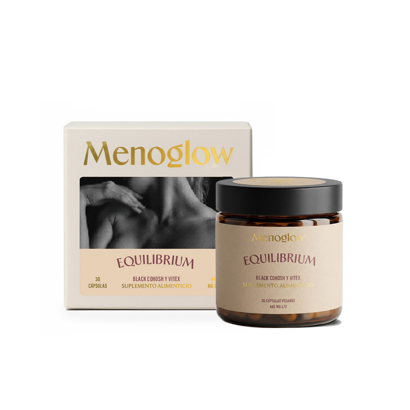 Equilibrium | Suplemento Natural para Balance Hormonal en Menopausia y Perimenopausia | Menoglow