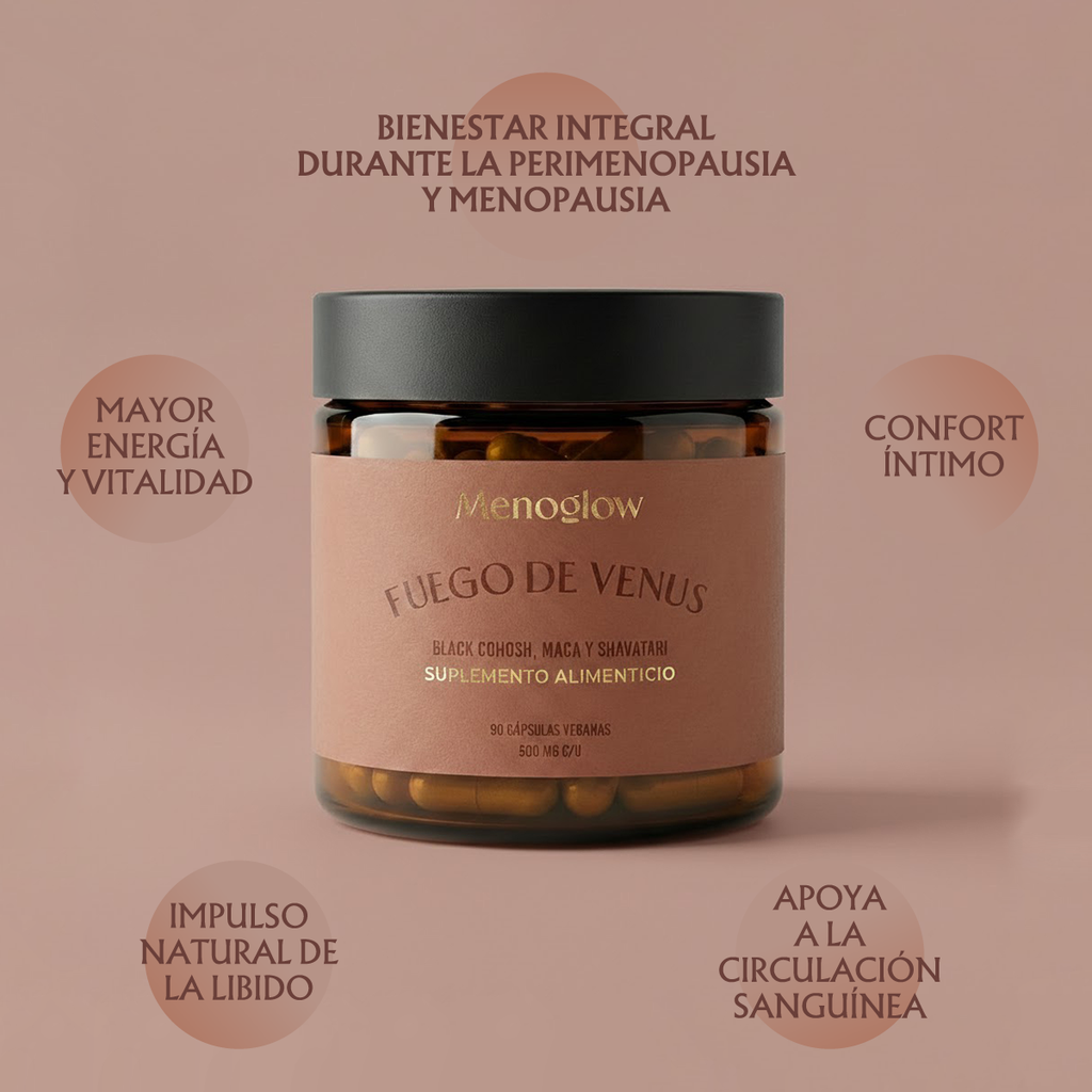 Fuego de Venus | Suplemento para Libido en Menopausia | Menoglow