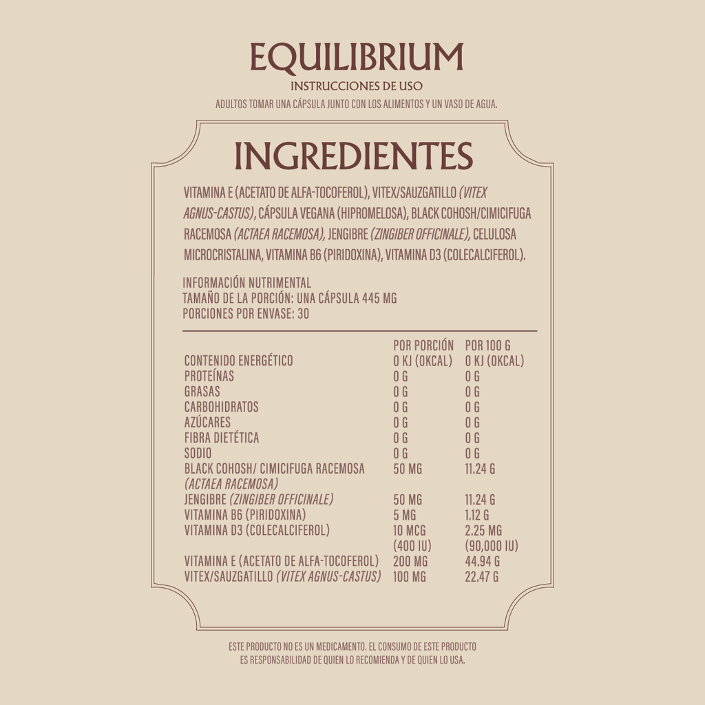 Equilibrium | Suplemento Natural para Balance Hormonal en Menopausia y Perimenopausia | Menoglow